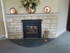 Guillotined random stone firesurround