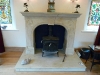 Marnhull stone fireplace designed by Mewstone masonry